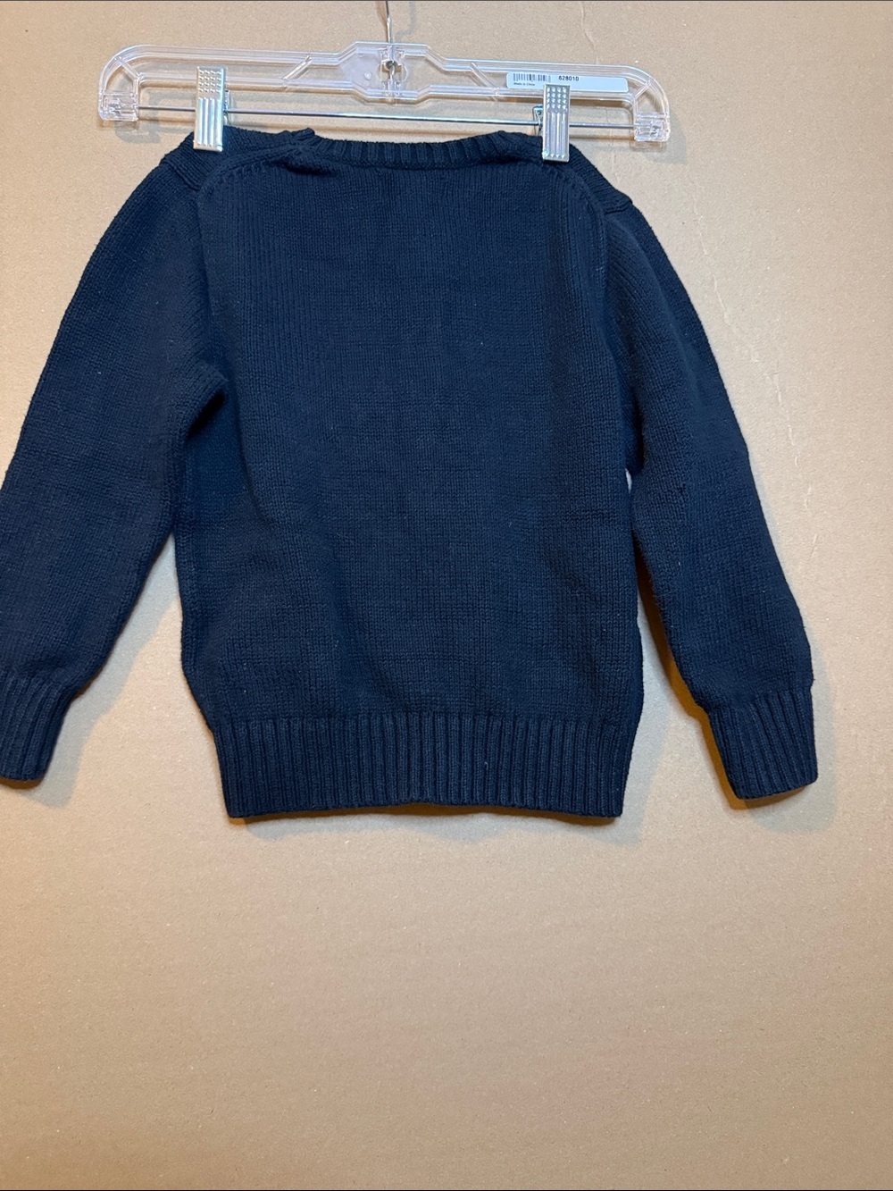 Polo by Ralph Lauren Black Crewneck Sweater with Bear Motif - Picture 5 of 6